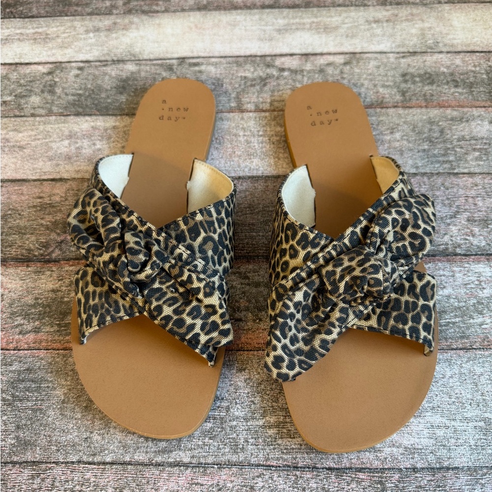 A New Day Women's Animal Print Sandals